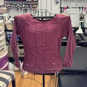 Long Sleeve Lace Front Shirt